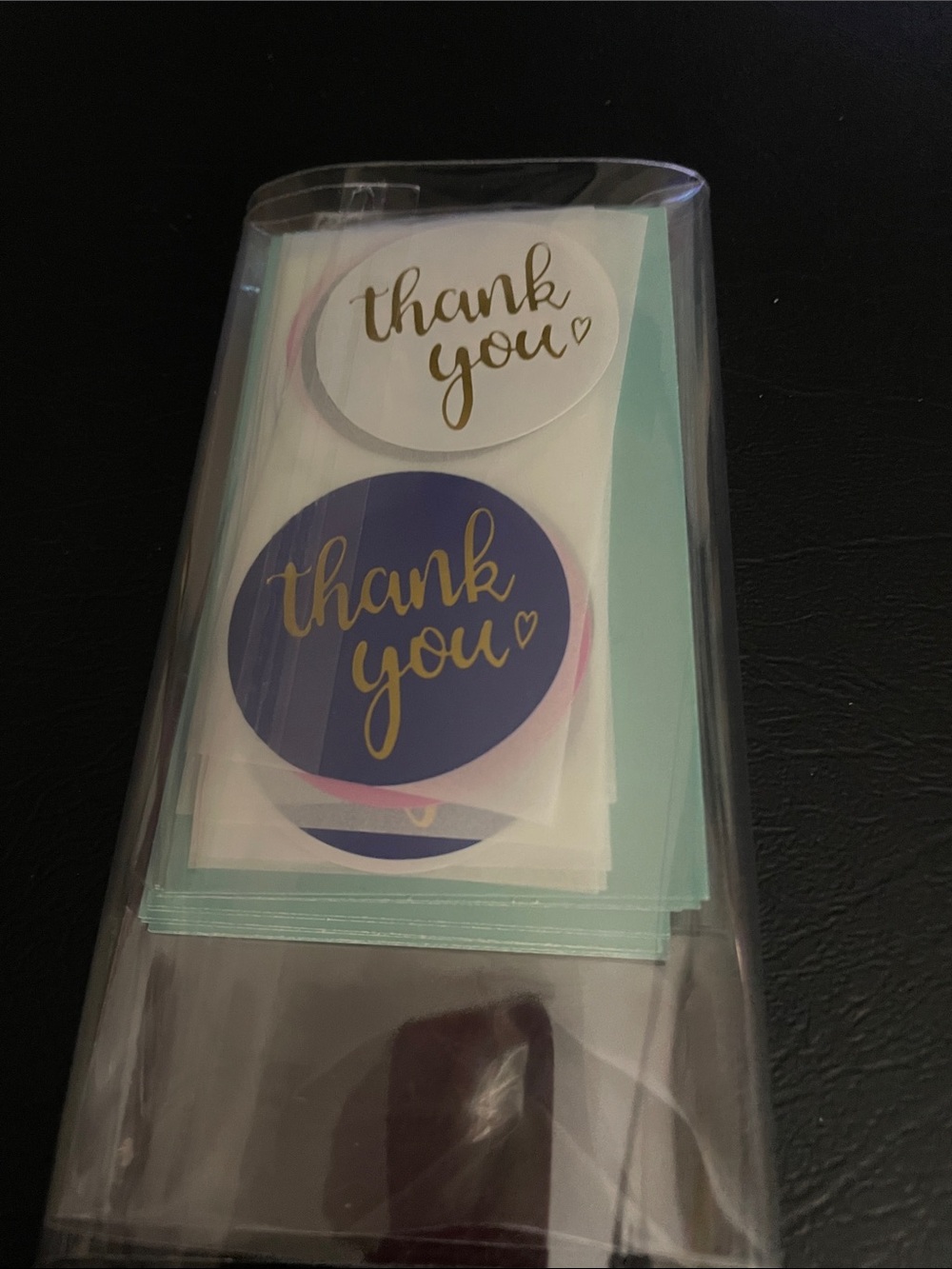 (40) Thank you cards and stickers